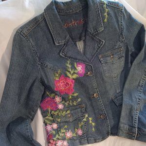 Embroidered Denim Jacket